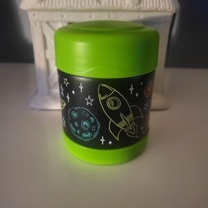 Thermos Green Space-Themed Bottle